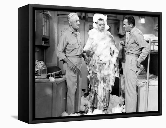 Mister Roberts, William Powell, Jack Lemmon, Henry Fonda, 1955-null-Framed Stretched Canvas