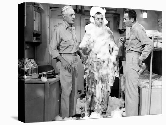 Mister Roberts, William Powell, Jack Lemmon, Henry Fonda, 1955-null-Stretched Canvas