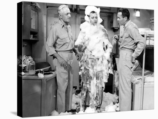 Mister Roberts, William Powell, Jack Lemmon, Henry Fonda, 1955-null-Stretched Canvas