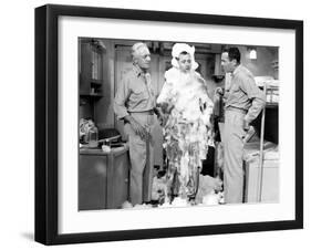 Mister Roberts, William Powell, Jack Lemmon, Henry Fonda, 1955-null-Framed Photo