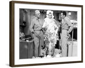 Mister Roberts, William Powell, Jack Lemmon, Henry Fonda, 1955-null-Framed Photo