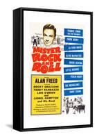 Mister Rock and Roll, Alan Freed, Little Richard with his band, 1957-null-Framed Stretched Canvas