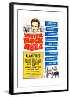 Mister Rock and Roll, Alan Freed, Little Richard with his band, 1957-null-Framed Premium Giclee Print