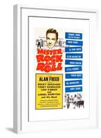 Mister Rock and Roll, Alan Freed, Little Richard with his band, 1957-null-Framed Art Print