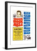 Mister Rock and Roll, Alan Freed, Little Richard with his band, 1957-null-Framed Art Print