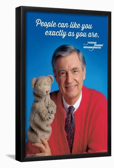 Mister Rogers - As You Are-Trends International-Framed Poster