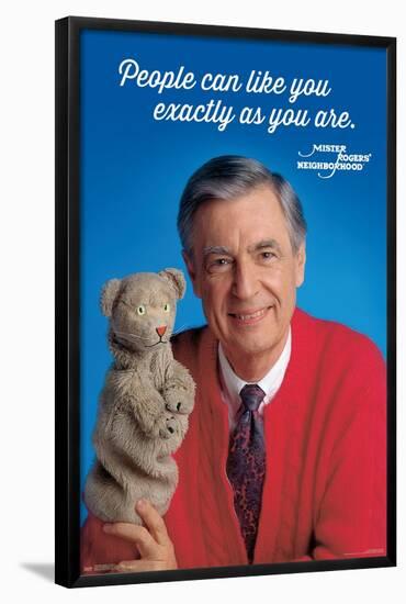 Mister Rogers - As You Are-Trends International-Framed Poster