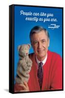 Mister Rogers - As You Are-Trends International-Framed Stretched Canvas