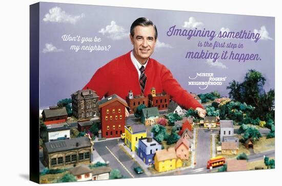 Mister Rogers - Neighborhood-Trends International-Stretched Canvas