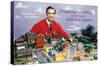 Mister Rogers - Neighborhood-Trends International-Stretched Canvas