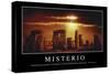 Misterio. Cita Inspiradora Y Póster Motivacional-null-Stretched Canvas