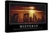 Misterio. Cita Inspiradora Y Póster Motivacional-null-Stretched Canvas