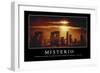 Misterio. Cita Inspiradora Y Póster Motivacional-null-Framed Photographic Print