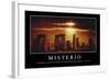 Misterio. Cita Inspiradora Y Póster Motivacional-null-Framed Photographic Print