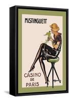 Mistinguett, Casino de Paris-Charles Gesmar-Framed Stretched Canvas