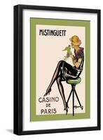 Mistinguett, Casino de Paris-Charles Gesmar-Framed Art Print