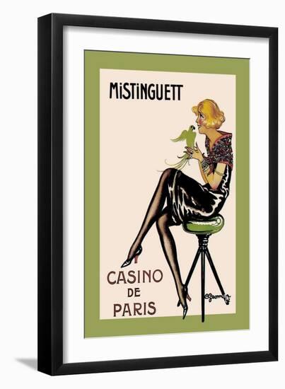 Mistinguett, Casino de Paris-Charles Gesmar-Framed Art Print