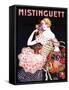 Mistinguett Checked-null-Framed Stretched Canvas
