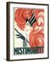 Mistinguett Redhead Cane-null-Framed Giclee Print