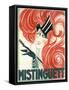 Mistinguett Redhead Cane-null-Framed Stretched Canvas