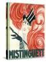 Mistinguett Redhead Cane-null-Stretched Canvas