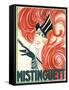 Mistinguett Redhead Cane-null-Framed Stretched Canvas