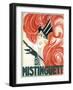 Mistinguett Redhead Cane-null-Framed Giclee Print