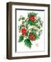 Mistletoe and Holly Wreath-Nell Hill-Framed Giclee Print