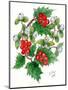 Mistletoe and Holly Wreath-Nell Hill-Mounted Giclee Print