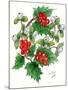 Mistletoe and Holly Wreath-Nell Hill-Mounted Giclee Print