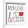 Mistletoe and Hot Cocoa-Anna Quach-Framed Art Print