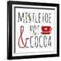 Mistletoe and Hot Cocoa-Anna Quach-Framed Art Print