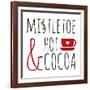 Mistletoe and Hot Cocoa-Anna Quach-Framed Art Print