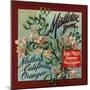 Mistletoe Brand - California - Citrus Crate Label-Lantern Press-Mounted Art Print