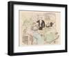 Mistletoe Dilemma, Politeness or Pleasure?-MARS (Maurice Bonvoisin)-Framed Art Print