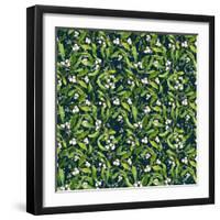 Mistletoe pattern I-Irina Trzaskos Studio-Framed Giclee Print