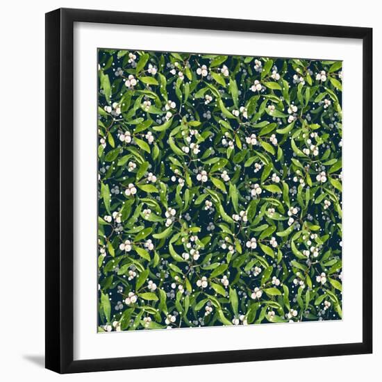 Mistletoe pattern I-Irina Trzaskos Studio-Framed Giclee Print