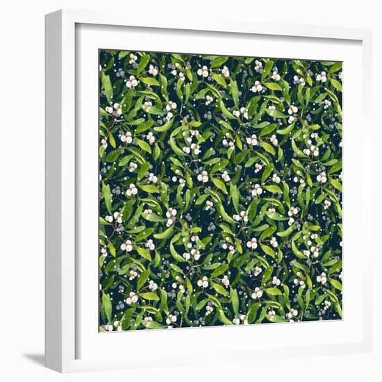 Mistletoe pattern I-Irina Trzaskos Studio-Framed Giclee Print
