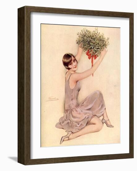 Mistletoe, UK, 1920-null-Framed Giclee Print
