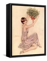 Mistletoe, UK, 1920-null-Framed Stretched Canvas