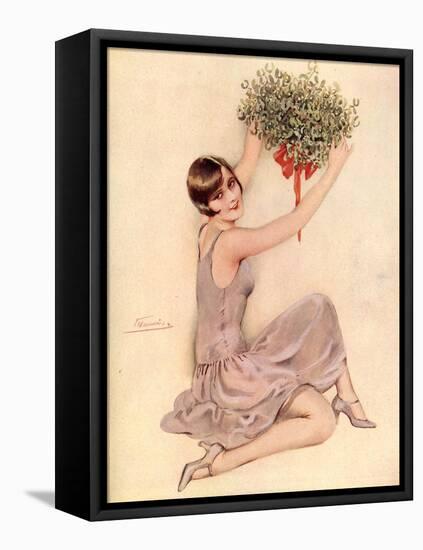 Mistletoe, UK, 1920-null-Framed Stretched Canvas