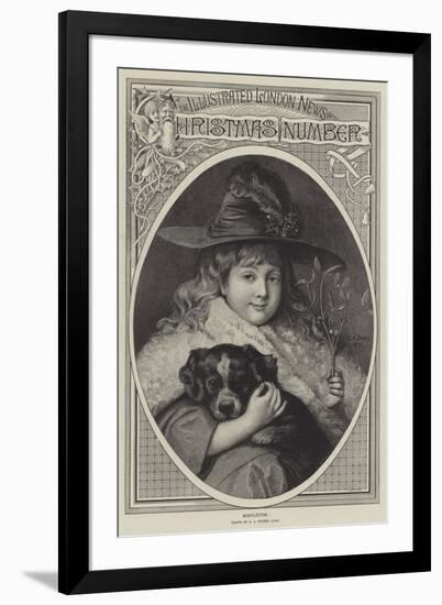Mistletoe-George Adolphus Storey-Framed Giclee Print