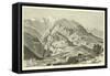 Mistra, or Mizithra, Taygetus Mountains-null-Framed Stretched Canvas