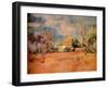 'Mistral', c19th century (1935)-Pierre-Auguste Renoir-Framed Giclee Print