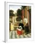 Mistress and Maid-Pieter de Hooch-Framed Art Print