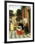 Mistress and Maid-Pieter de Hooch-Framed Art Print