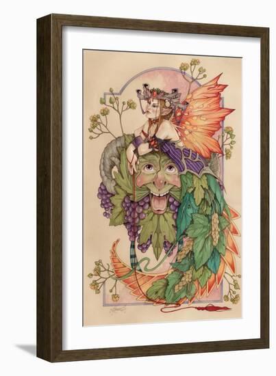 Mistress Summer and Lord Bacchus-Linda Ravenscroft-Framed Giclee Print