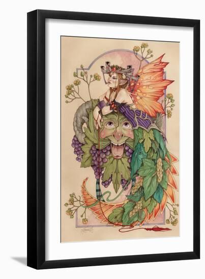 Mistress Summer and Lord Bacchus-Linda Ravenscroft-Framed Giclee Print