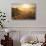 Misty and frosty sunrise over skeletal trees above the Hope Valley in winter, Castleton, Peak Distr-Eleanor Scriven-Photographic Print displayed on a wall