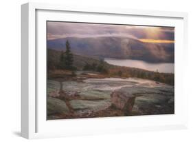 Misty and Light at Eagle Lake, Acadia National Park-Vincent James-Framed Photographic Print